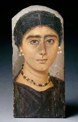 A Woman, Antinoopolis, AD 117-138 (Paris, Musée du Louvre, E 12569)    (A. Gayet Excavations 1904-5)